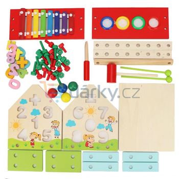 Obrázek z Dětský dřevěný domeček - Vzdělávací 