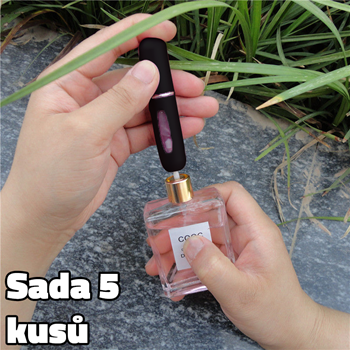 Obrázek z Elegantní rozprašovač na parfémy - černý 