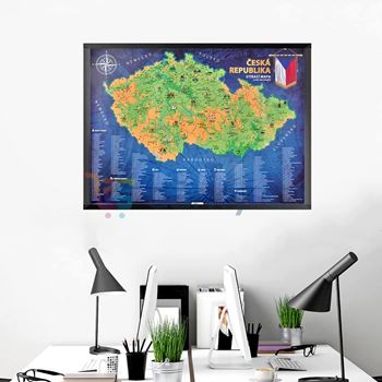 Obrázek z Stírací mapa České republiky 