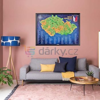 Obrázek z Stírací mapa České republiky 