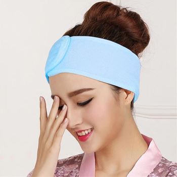 Obrázek z Kosmetická čelenka - modrá 