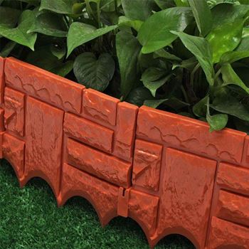 Obrázek z Zahradní palisáda - hnědá 